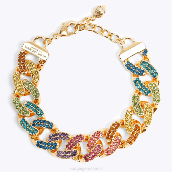 Kurt Geiger mujer pulsera de cadena de arcoíris de Londres 2LPR555 | accesorios varios/otros